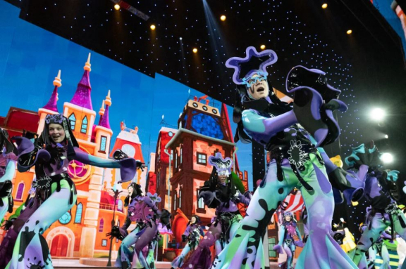 ЁЛКА ТЕЛЕКАНАЛА МУЛЬТ. ЖИВЫЕ КРАСКИ